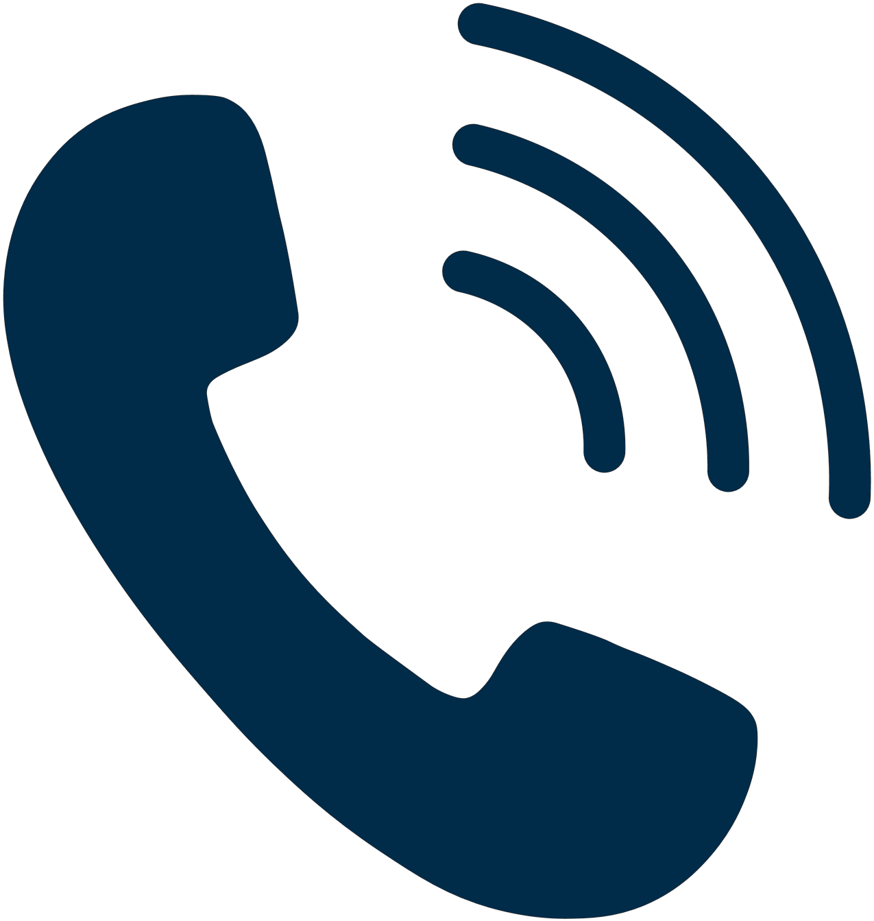 dark blue phone icon